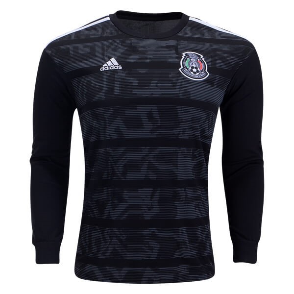 Tailandia Camiseta Mexico 1ª ML 2019 Negro